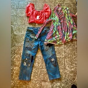 Cute Fall Outfit price for all 3 pieces. Anthropologie, Lilly Pultizer